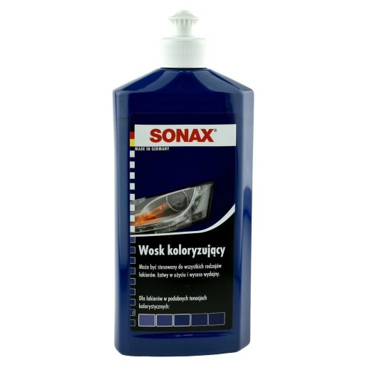 SONAX NANO PRO WOSK KOLORYZUJĄCY NIEBIESKI MLECZKO