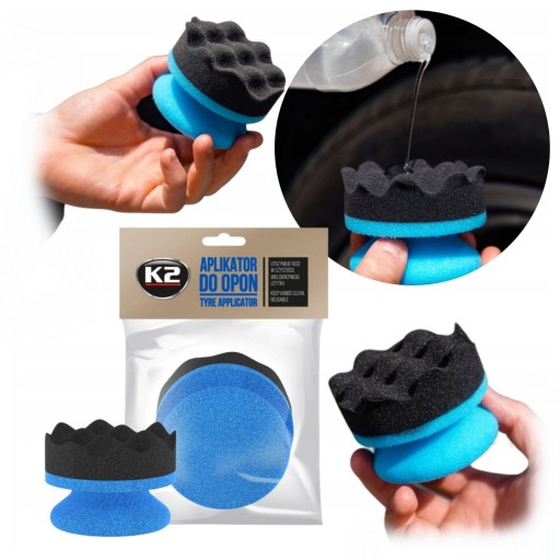 Aplikator do dressingu do opon K2 pad czernidła