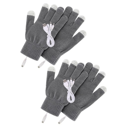2x rękawice grzewcze USB Full Finger Winter Gift