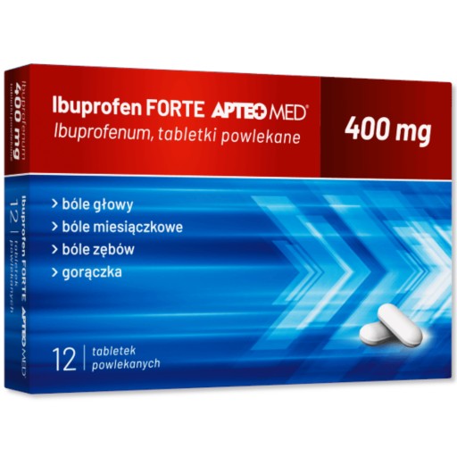 Ibuprofen Forte APTEO MED 12tabl. ból gorączka