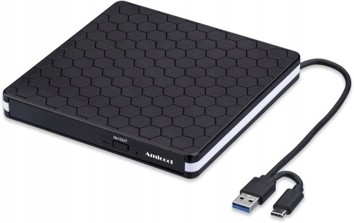 Zewnętrzna nagrywarka CD DVD Amicool USB 3.0 typeC