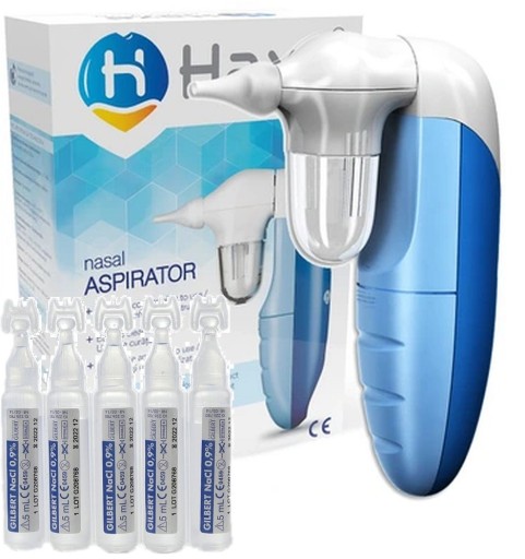 HAXE ELEKTRYCZNY ASPIRATOR NOSA ODCIĄGACZ z SOLĄ