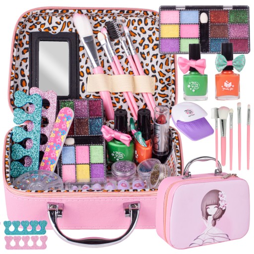 Torebka Dla Dziewczynki Zestaw Kosmetyki Do Makijażu Paznokci Studio MakeUP