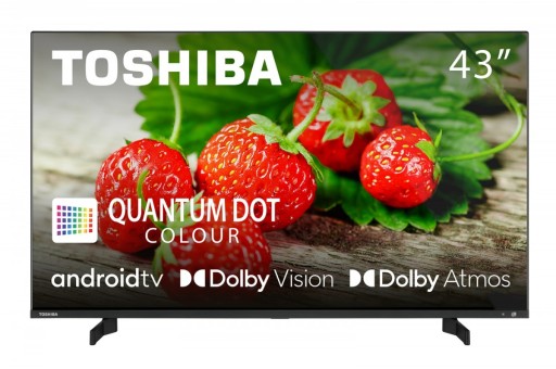 TOSHIBA Telewizor QLED 43 cale 43QA5D63DG 4K Android Bluetooth
