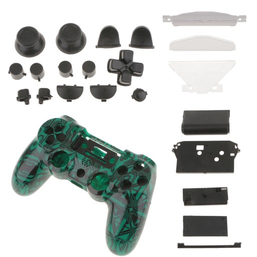 Zamienny Chrome Custom z zielonym joystickiem