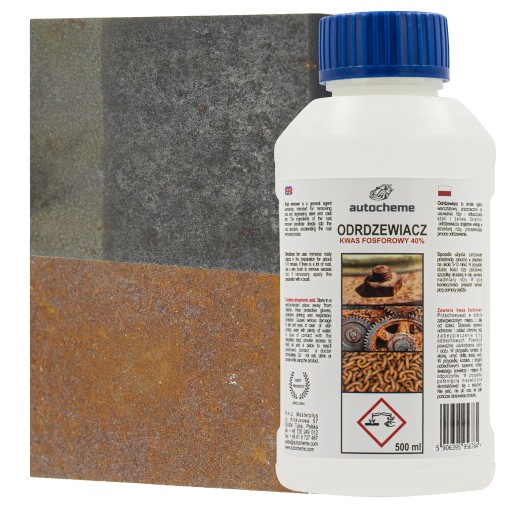 ODRDZEWIACZ KWAS FOSFOR PENETRATOR NEUTRALIZATOR RDZY POD PODKŁAD 500ML