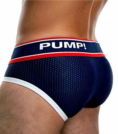 ODDYCHAJĄCE SLIPY MĘSKIE Z SIATECZKĄ PUMP XL