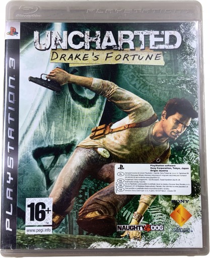 UNCHARTED 1 DRAKE’S FORTUNE płyta bdb+ Z PL PS3