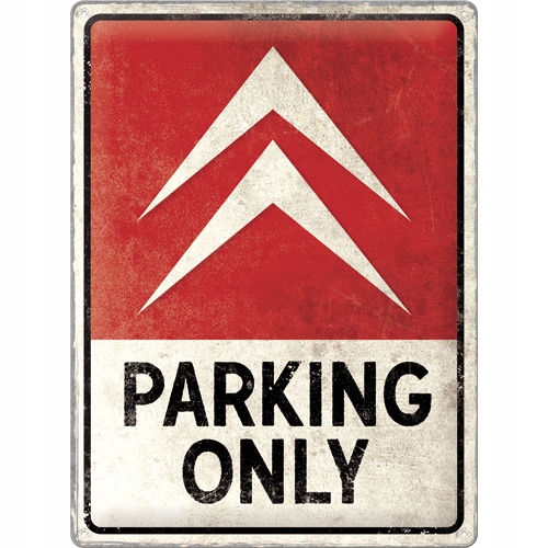 Nostalgic Art Plakat 30x40 Citroen Parking Only