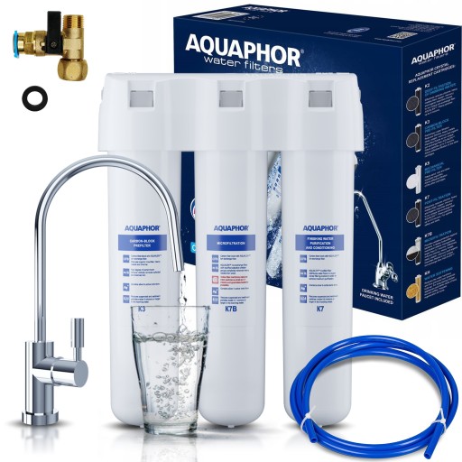 AQUAPHOR KRYSZTAŁ B ECO filtr wody do kuchni +kran