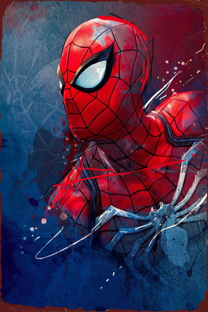 Tablica Ozdobna Blacha Spiderman Film Marvel