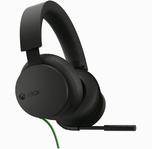 Słuchawki Stereofoniczny zestaw słuchawkowy Microsoft Xbox Series czarny