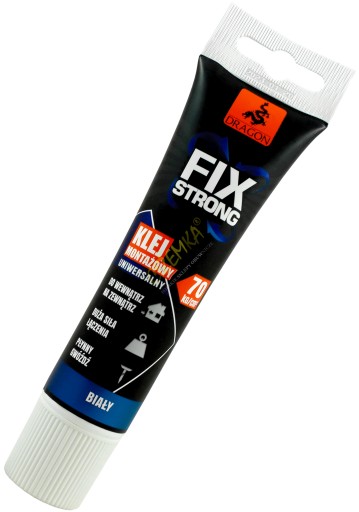 DRAGON KLEJ FIX STRONG MONTAZOWY UNIWERSALNY 140g płynny gwóźdź super klej