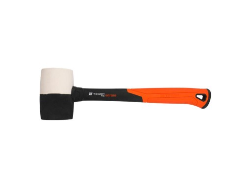 Młotek gumowy z trzonkiem fiberglass 910 g Extreme / TEGER [T-W-MGF-910]
