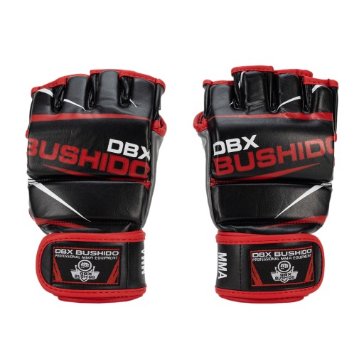 Rękawice treningowe do MMA i treningu na worku DBX BUSHIDO czarne XL