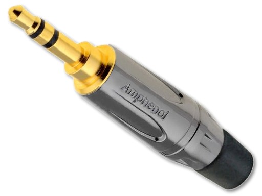 ZŁĄCZE MINI JACK AMPHENOL KS3PC-AU WTYK 3,5mm TRS884957038619