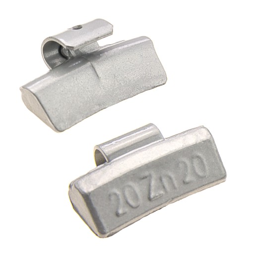 CIĘŻARKI NABIJANE CYNK DO KÓŁ FELG ALU ZGODNE Z UE ZN/A 20G / 25 SZT. STIX