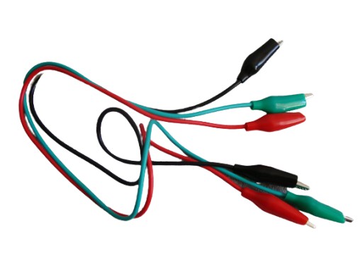 3 x KABEL PRZEWÓD KABELEK KABELKI DO ZASILANIA ELEKTROD BLASZEK JJONOFOREZA