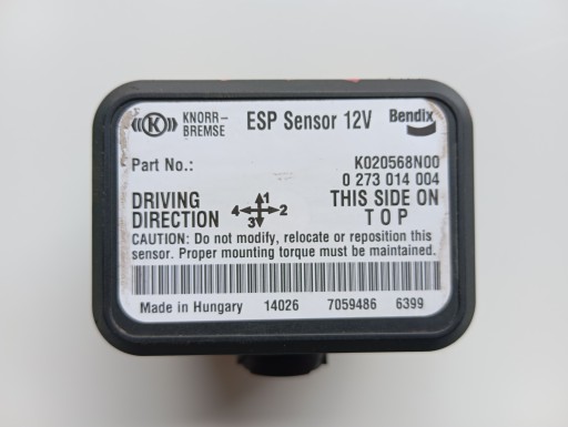 Moduł ESP Sensor 12V 0 273 014 004 Mercedes