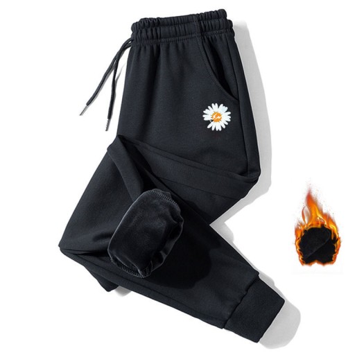SPODNIE ZIMOWE MĘSKIE DRESOWE SPORTOWE CIEPŁE FLEECE JOGGERY 3XL