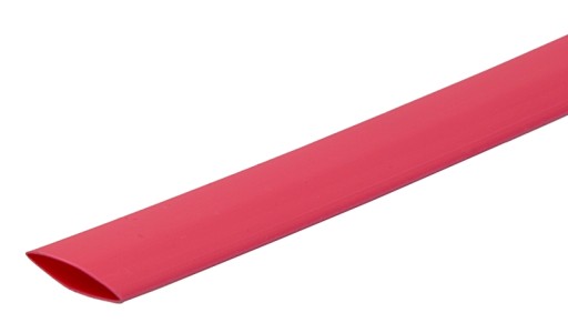 Rurka Termokurczliwa 10mm / Po Zgrzaniu 5mm Długość 1m Czerwona CB-HFT