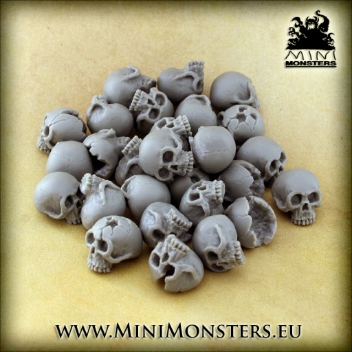 SKULLS MARKERS - WARHAMMER, Warmachine, Dnd