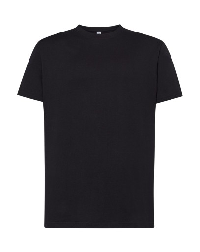 KOSZULKA MĘSKA T-SHIRT BAWEŁNIANA JHK CZARNA ROZMIAR XL