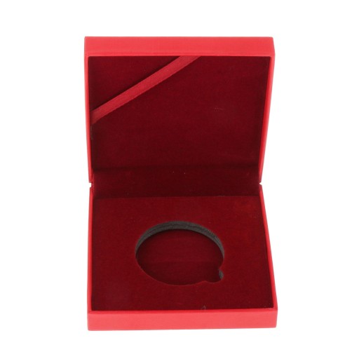 Display Box Coin Box Collection Box Portable Jewellery Holder Collector Red