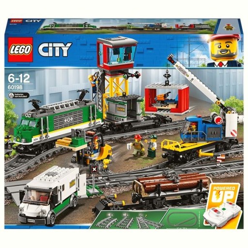 LEGO City 60198 Pociąg towarowy 1226 szt. NOWE
