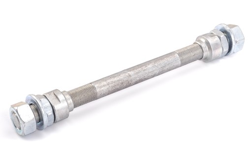 Oś ośka koła tył pod wianki konusy Romet Ogar Komar długość 180 mm M12