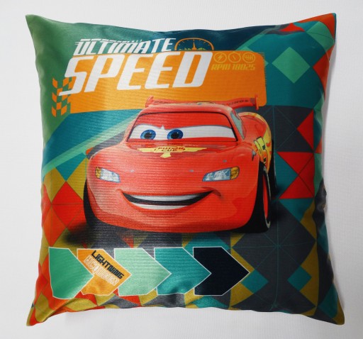 MG POSZEWKA na poduszkę AUTA CARS 8 MORSKI 40x40