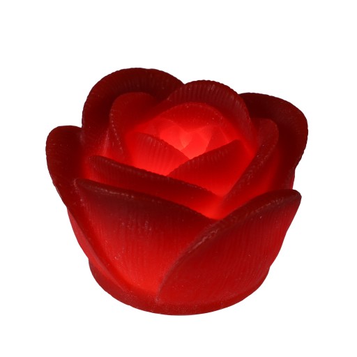 ŚWIECE LED TEALIGHT W KWIATACH SZTUCZNYCH RÓŻ