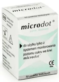 Microdot, paski testowe do glukometru, 50 pasków