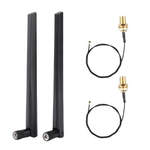 Kabel M.2 do karty sieciowej z antenami 5DBi dla Intel 9560NGW 9260AC