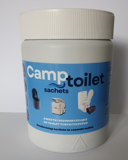 15 szt SASZETKI DO TOALETY TURYSTYCZNEJ CHEMICZNEJ CAMPTOILET JAK THETFORD
