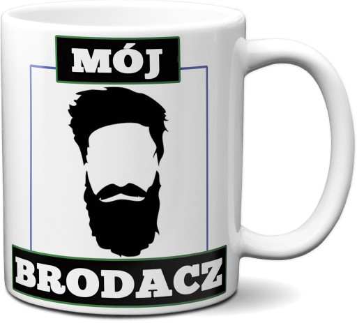 KUBEK FACETA MÓJ BRODACZ PREZENT UPOMINEK+IMIĘ