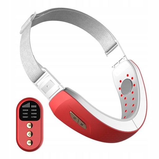 Remote Control Face Chin V Line Belt Blue LED EMS
