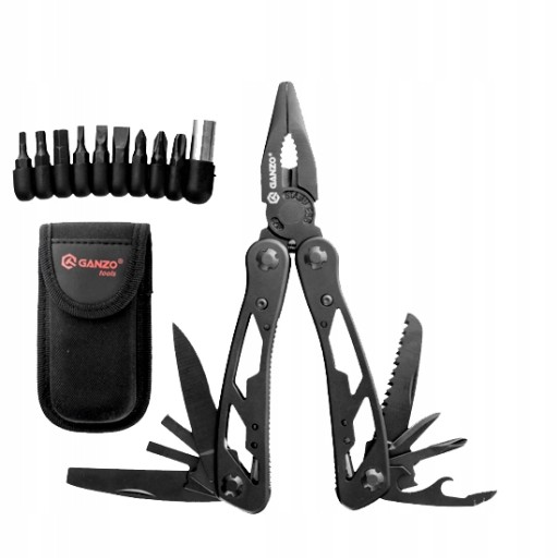 Multitool scyzoryk GANZO G104 14 funkcji + etui