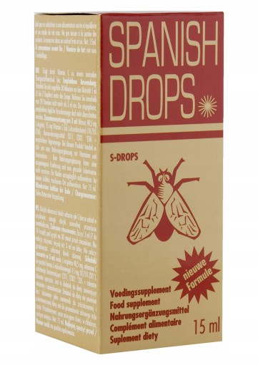 KROPLE MIŁOŚCI HISZPAŃSKA MUCHA DROPS GOLD 15 ML