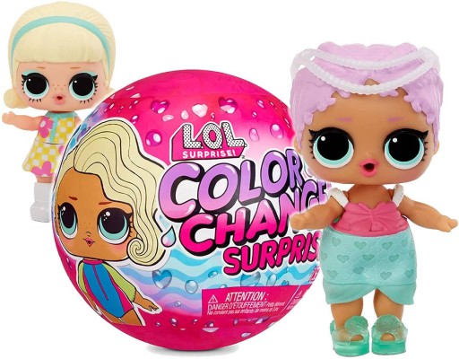 LOL Surprise Color Change Laleczka Zmieniająca Kolor 576341