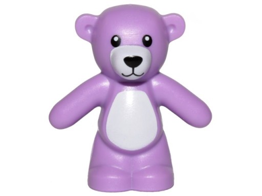 LEGO 98382pb007 Teddy Bear MIŚ MISIEK NIEDŹWIADEK LAWENDOWY, NOWY
