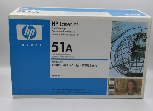 HP 51A Q7551A toner black oryginał