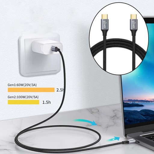 USB C do USB C 100W. USB 3.1 typu C