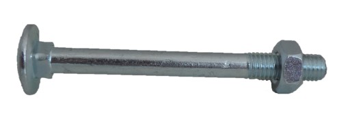 ŚRUBY ŚRUBA ZAMKOWA OCYNKOWANA M12x180 DIN 603 + NAKRĘTKA M12 10 kpl