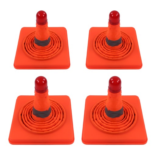 4X PACHOŁEK DROGOWY SŁUPEK SKŁADANY ODBLASK 45cm