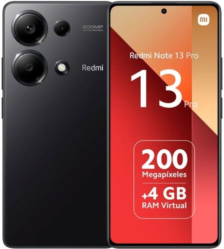 XIAOMI REDMI NOTE 13 PRO 8/256 GB MIDNIGHT BLACK 8 GB RAM / 256 GB ROM