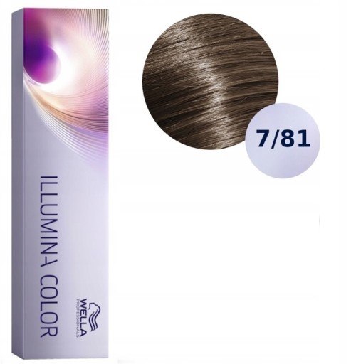 WELLA FARBA ILLUMINA COLOR 60 ml Nr 7/81