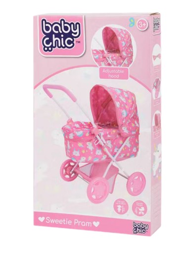Wózek dla lalki głęboki Baby Chic Sweetie Pram B
