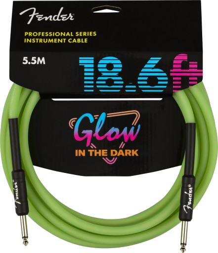 FENDER Kabel instr. 5,5m Glow In The Dark ŚWIECĄCY