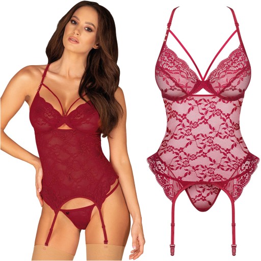 Obsessive Ivetta gorset + stringi S/M